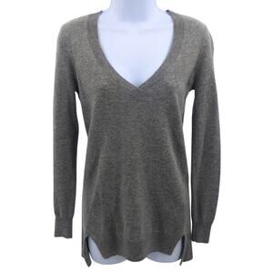 Adriano Goldschmied Sweater Womens XS Merino Wool Cashmere Gray Quiet Luxury